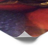 ハンサムな黒猫ポスター ポスター (角)