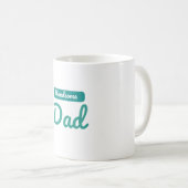 ハンサムダッド - 男が持つべき最高の称号 コーヒーマグカップ (正面右)