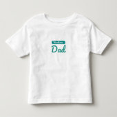 ハンサムダッド - 男の最高の称号 トドラーTシャツ (正面)