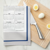 ハンサムテキサス州州旗カレンダータオル キッチンタオル (四つ折り)