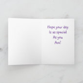 ハンサムペリカン誕生日カード カード (内部)