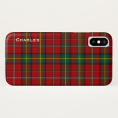 ハンサムボイドタータンチェックプレイドiPhone Xケース Case-Mate iPhoneケース (裏面(横))
