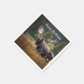 ハンサムムース誕生日 スタンダードカクテルナプキン (角)