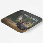 ハンサムムース誕生日 ペーパープレート (傾斜あり)