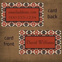 ハンサムモダンな幾何学的デザイン名刺 名刺