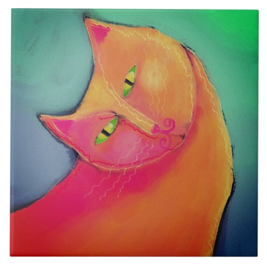 ハンサム少年抽象芸術デジ絵画タル タイル (正面)