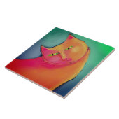 ハンサム少年抽象芸術デジ絵画タル タイル (側面)