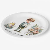 ハンサム少年1st.聖餐式 ペーパープレート (アングル)