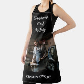 ハンサム調理師オンカスタムデューティ写真名男性シェフ エプロン (インサイチュ)