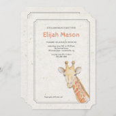 ハンサム・キリン招待状 招待状 (正面/裏面)