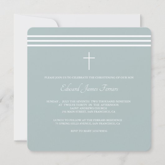 ハンサム セイラー 招待状 (正面)