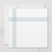 ハンサム セイラー 招待状 (裏面)