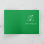 ハンサム·ハーディン縁どグ·コリーとクリスマス·プレゼント シーズンカード (内部)