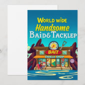 ハンサム・ベイト&タックル:あなたが通うべき釣り場 招待状 (正面/裏面)