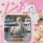 ハンサム・ペリカン ペーパープレート (パーティー)