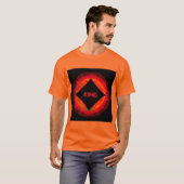 ハンサム KING テキスト オリジナルテキスト Tシャツ (正面フル)