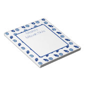 ハンサー（ユダヤ教の）バル・ミツバーノート ノートパッド (アングル)