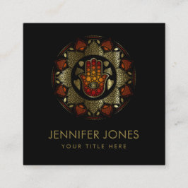 ハンサ手 – 蓮曼荼羅の疲労手 スクエア名刺