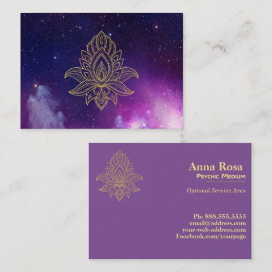 *~*ハンサ銀河系聖星雲 名刺 (正面/裏面)