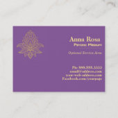 *~*ハンサ銀河系聖星雲 名刺 (裏面)