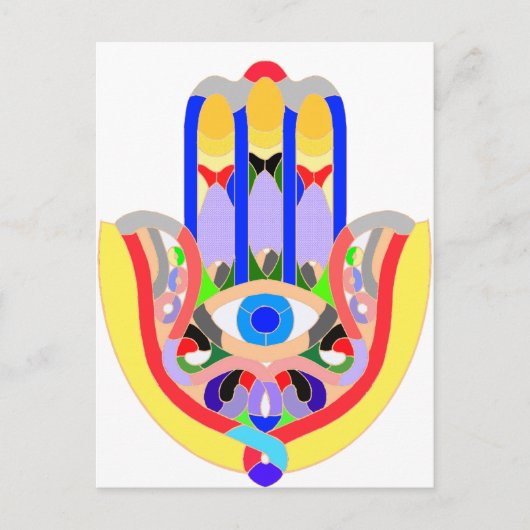 ハンサ – 非常にカラフル ポストカード (正面)