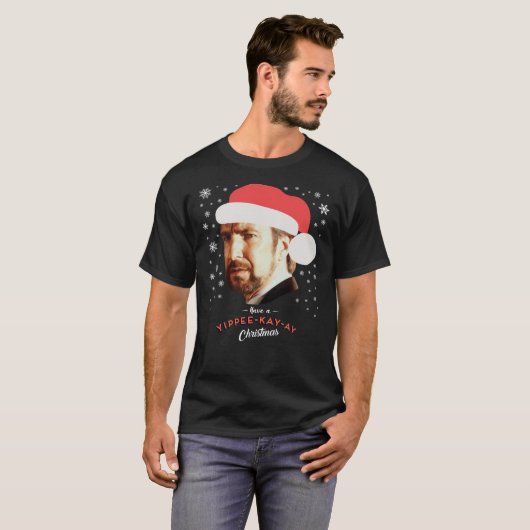 ハンスグルバーはイッペカイクリスマスダイハールを持っている Tシャツ (正面フル)