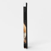 ハンスターが携帯電話で話す Case-Mate iPhoneケース (裏面/左)