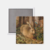 ハンスホフマン森のウサギ マグネット (正面/裏面)