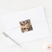 ハンス・クリスチャンによる「thumbkinetta」へのイラストレーション スクエアシール (封筒)