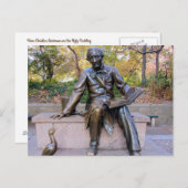 ハンス・クリスチャン・アンダーソン像ポストカード ポストカード (正面/裏面)