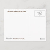 ハンス・クリスチャン・アンダーソン像ポストカード ポストカード (裏面)