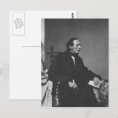 ハンス・クリスチャン・アンデルセンの肖像 ポストカード (正面/裏面)