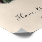 ハンス・クリスチャン・アンデルセンポートレート2 ポスター (角)