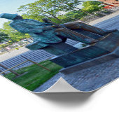 ハンス・クリスチャン・アンデルセン像、コペンハーゲン・デンマーク ポスター (角)