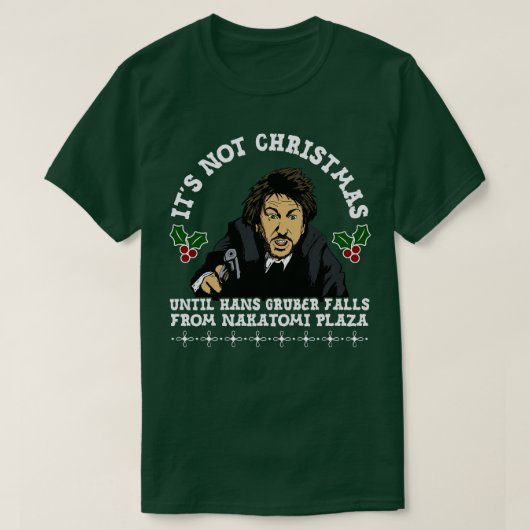 ハンス・グルバー・クリスマス Tシャツ (デザイン正面)
