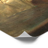 ハンス・ザッツカによる化粧台でエジプト人の少女 ポスター (角)