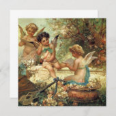 ハンス・ザッツカによる「音楽家の天使たち」、ヴィクトリア時代の美術 (正面/裏面)