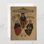 ハンス・フリガー二人の妻クララ・ウィドルフとエリザベス ポストカード (正面/裏面)