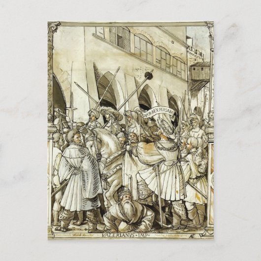 ハンス・ホルベイン – カノコソウ皇帝の屈辱 ポストカード (正面)