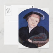 ハンス・ホルベイン – チャールズ・ブランドンポートレート ポストカード (正面/裏面)