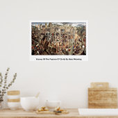 ハンス・メムリングのキリストの情景 ポスター (キッチン)