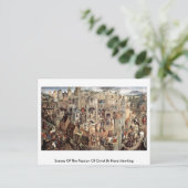 ハンス・メムリングのキリストの情景 ポストカード (スタンド正面)