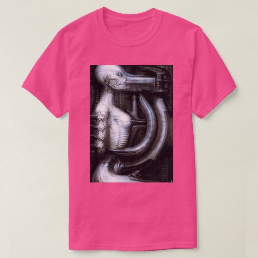ハンス・ルエディ・ギガーによるアートワーク Tシャツ (デザイン正面)