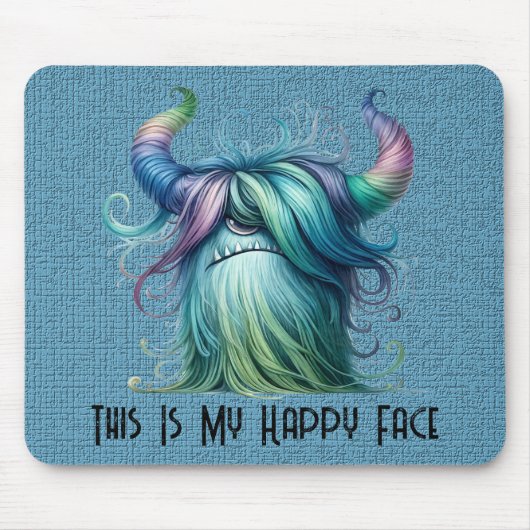 ハンス – 片目モンスターカスタム マウスパッド (正面)