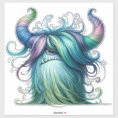 ハンス – 片目モンスタートランスペアレントステッカー シール (シート)