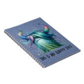 ハンス – 片目モンスター – スパイラルノートカスタムブック ノートブック (右側)