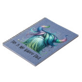 ハンス – 片目モンスター – スパイラルノートカスタムブック ノートブック (左側)