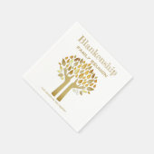 ハンズアップツリー葉懇親会の基本 スタンダードカクテルナプキン (角)