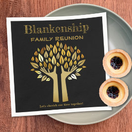 ハンズアップツリー葉懇親会の基本 スタンダードカクテルナプキン