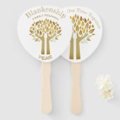 ハンズアップツリー葉懇親会ファミリーパーティーハンドファン ハンドファン (正面&裏面)